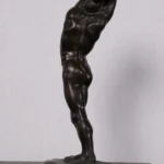 Hans Trudel - Foto von Bronze Figur "Männlicher Akt"